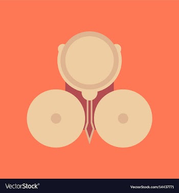 Flat icon on stylish background alarm school bell vector image
