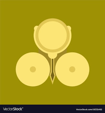 Flat icon on stylish background alarm school bell vector image