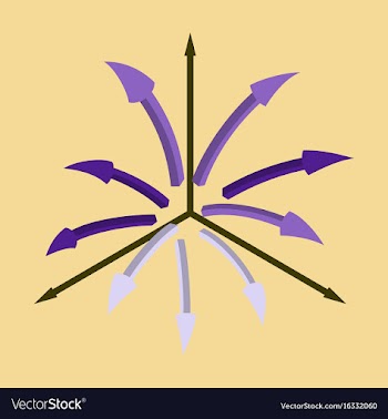 Flat icon on stylish background arrow chart vector image