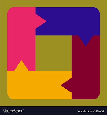 Flat icon on stylish background arrows vector image