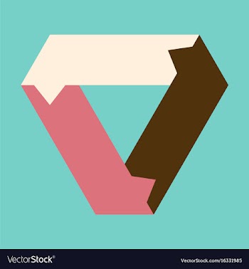 Flat icon on stylish background arrows vector image