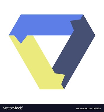 Flat icon on stylish background arrows vector image