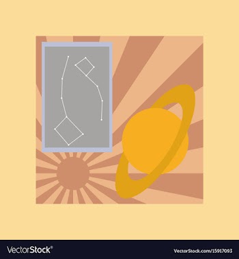 Flat icon on stylish background astronomy lesson vector image