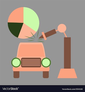 Flat icon on stylish background automotive vector image