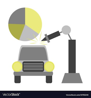 Flat icon on stylish background automotive vector image