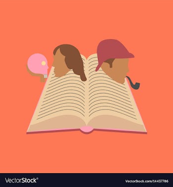 Flat icon on stylish background book classics vector image