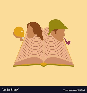 Flat icon on stylish background book classics vector image
