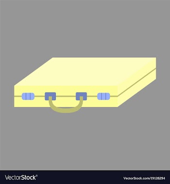 Flat icon on stylish background business case vector image