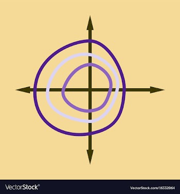 Flat icon on stylish background chart thin circles vector image