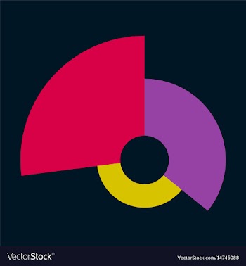 Flat icon on stylish background circular economic vector image