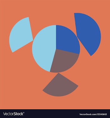 Flat icon on stylish background circular economic vector image