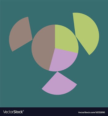 Flat icon on stylish background circular economic vector image