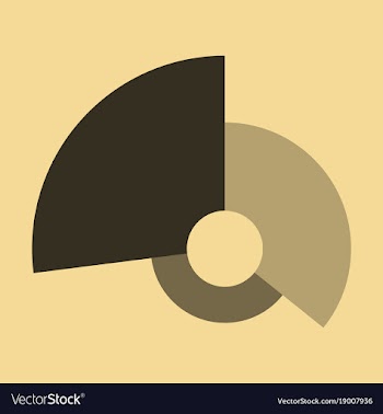 Flat icon on stylish background circular economic vector image