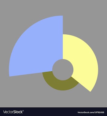 Flat icon on stylish background circular economic vector image