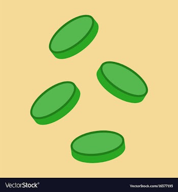 Flat icon on stylish background coins finance vector image