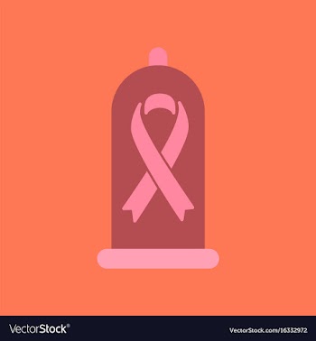 Flat icon on stylish background condom vector image