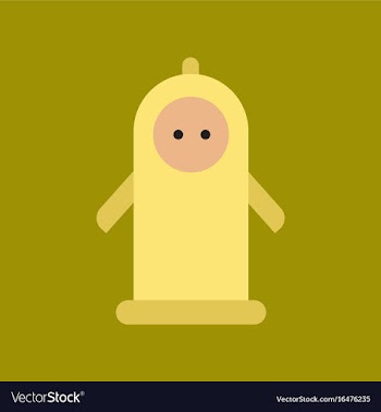 Flat icon on stylish background condom vector image