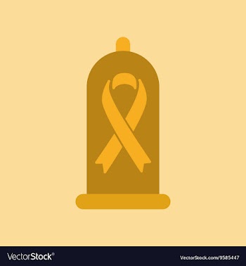 Flat icon on stylish background condom vector image