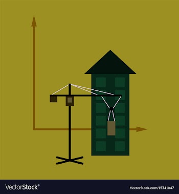 Flat icon on stylish background construction crane vector image