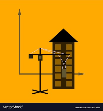 Flat icon on stylish background construction vector image