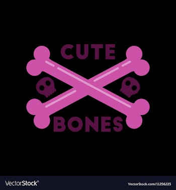Flat icon on stylish background cross bones vector image
