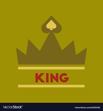Flat icon on stylish background crown royal vector image