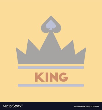 Flat icon on stylish background crown royal vector image