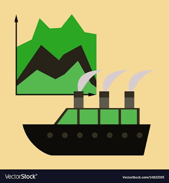 Flat icon on stylish background cruise ship vector image