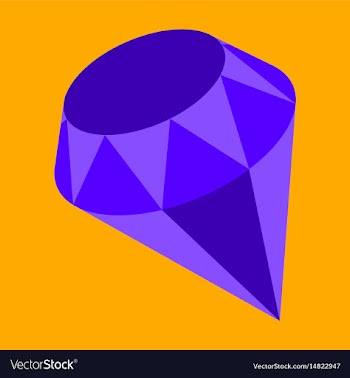 Flat icon on stylish background diamond expensive vector image