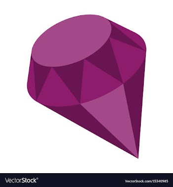 Flat icon on stylish background diamond expensive vector image