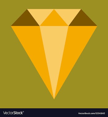 Flat icon on stylish background diamond expensive vector image
