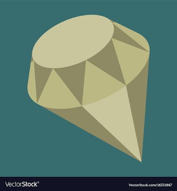 Flat icon on stylish background diamond expensive vector image