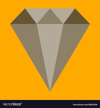 Flat icon on stylish background diamond expensive vector image