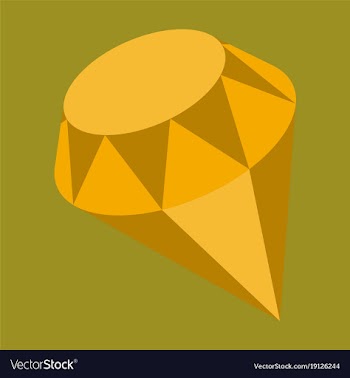 Flat icon on stylish background diamond expensive vector image