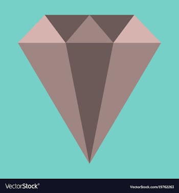 Flat icon on stylish background diamond expensive vector image
