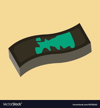 Flat icon on stylish background dirty money vector image
