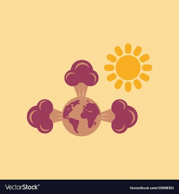 Flat icon on stylish background earth greenhouse vector image