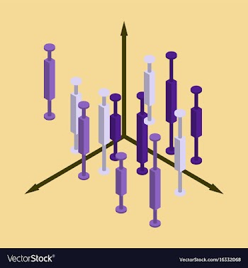 Flat icon on stylish background economic chart vector image