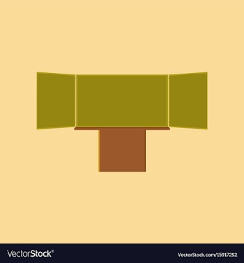 Flat icon on stylish background education vector image