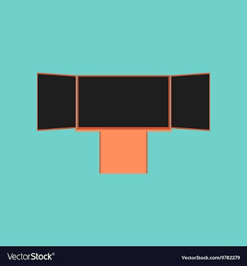 Flat icon on stylish background education vector image