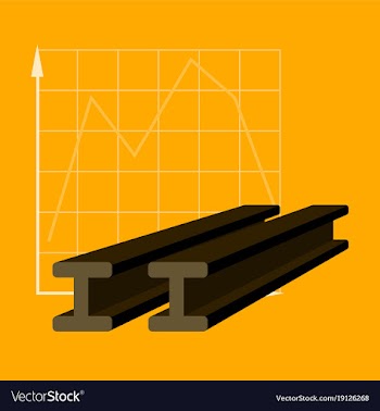 Flat icon on stylish background falling graph vector image