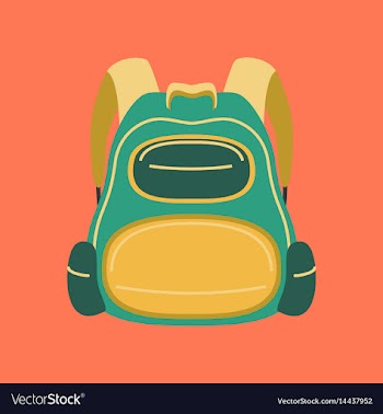 Flat icon on stylish background fashionable bag vector image