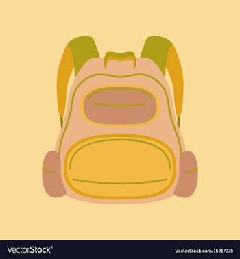 Flat icon on stylish background fashionable bag vector image