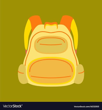 Flat icon on stylish background fashionable bag vector image