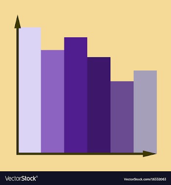 Flat icon on stylish background financial schedule vector image