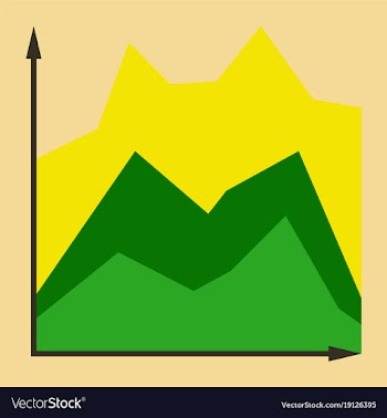 Flat icon on stylish background financial schedule vector image