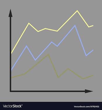 Flat icon on stylish background financial schedule vector image
