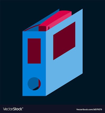 Flat icon on stylish background folder for vector image