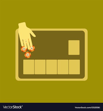 Flat icon on stylish background game table vector image