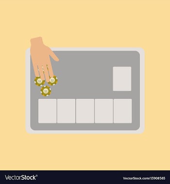 Flat icon on stylish background game table vector image